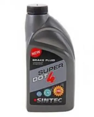 Жидкость тормозная SUPER DOT-4 Sintec 455гр/25
