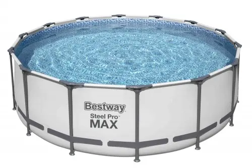 Бассейн каркасный Bestway Steel Pro Max 427х122 см + фильтр-насос, лестница, тент 5612X