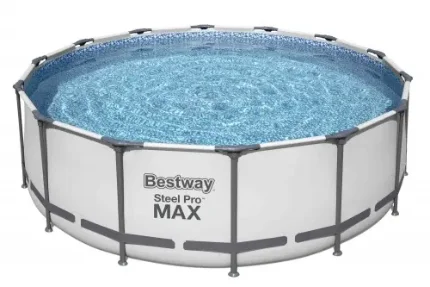 Фото для Бассейн каркасный Bestway Steel Pro Max 427х122 см + фильтр-насос, лестница, тент 5612X