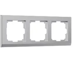 Рамка Werkel на 3 поста серебряный WL04-Frame-03