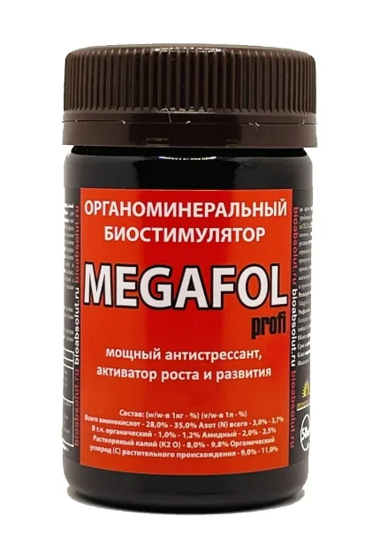 Фото для МЕГАФОЛ (MEGAFOL) органоминеральный биостимулятор - мощный антистрессант, активатор роста и развития растений, 50 мл.