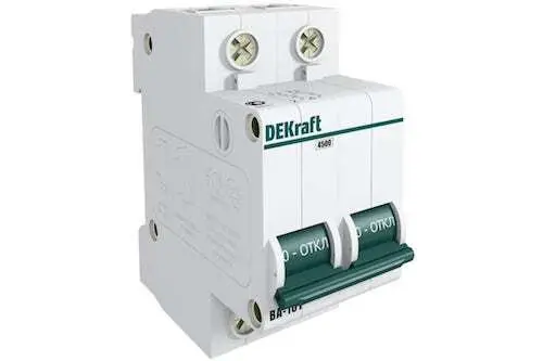 Автоматический выключатель DEKraft ВА101-2P-016A-C 11066DEK