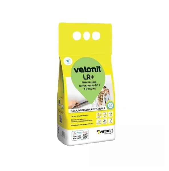 Фото для Шпаклевка Vetonit LR+ 5кг