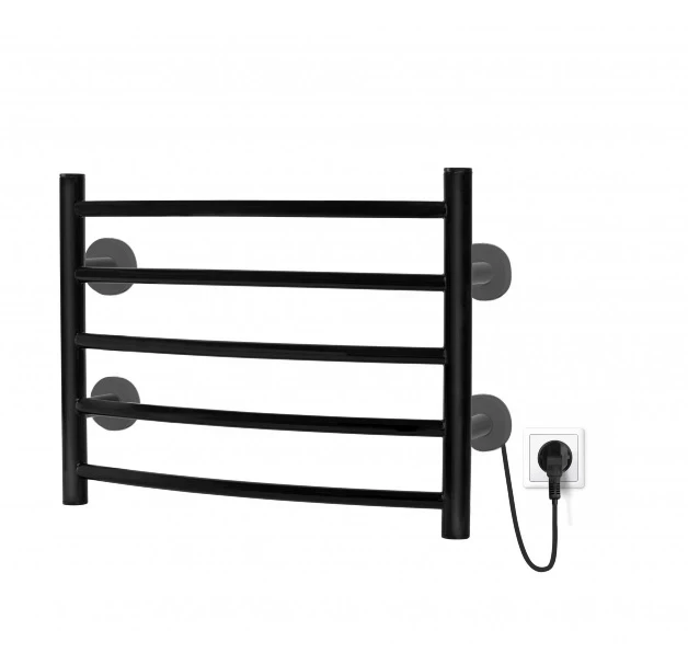 Фото для Полотенцесушитель электр 53х40 Танго черный матовый I 05 313