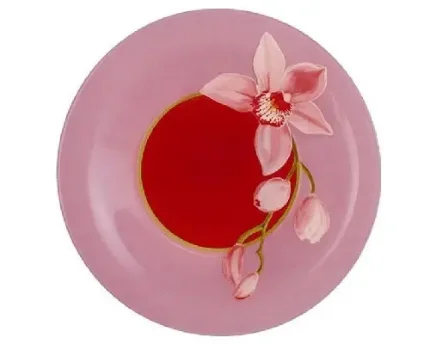 Фото для Тарелка суповая Red Orchis Красные орхидеи 21,5 см