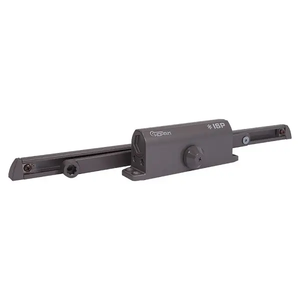 Доводчик дверной НОРА-М Slider ISP 430 (40-100 кг, графит, скользящая тяга) морозостойкий