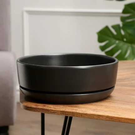 Фото для Горшок бонсайница "Огма" для кактусов и суккулентов, черная, 3 л