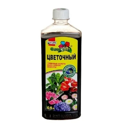 Фото для Удобрение Гера ФлорГумат "Цветочный" 0,5л