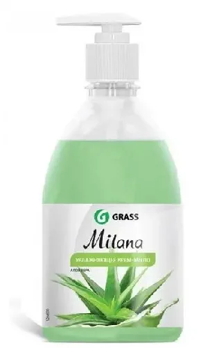Крем-мыло Grass Milana «Алоэ Вера» увлажняющее 500 мл