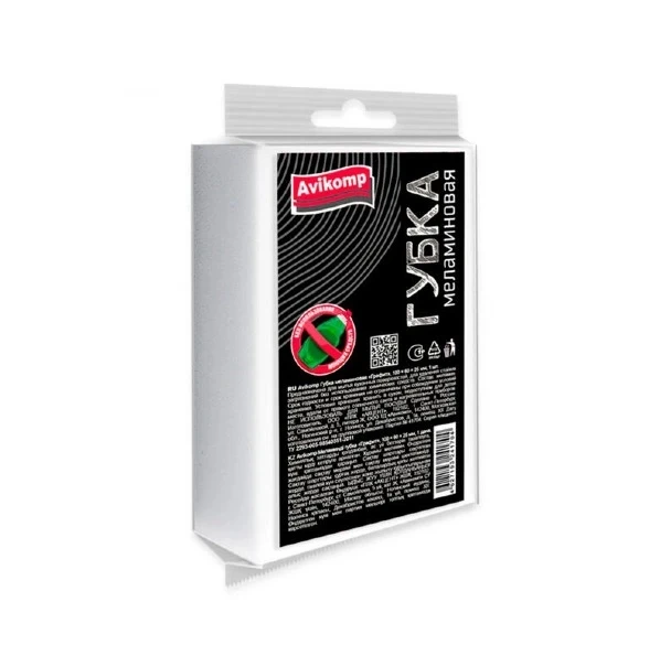 Фото для Губка 110х65х25мм меламиновая Графит