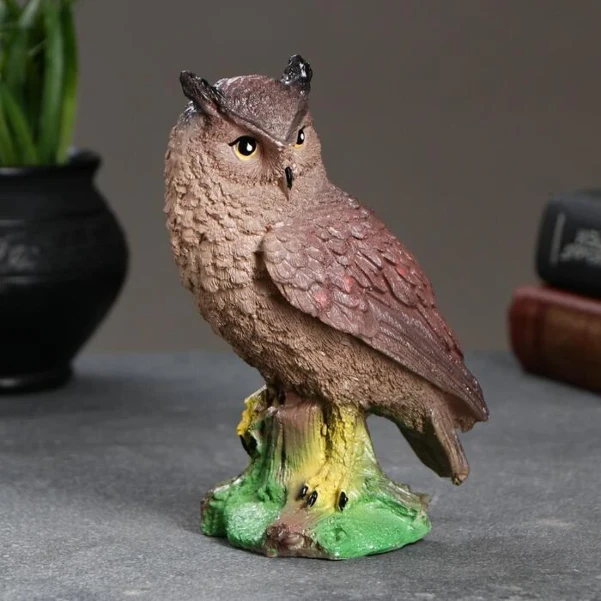 Фото для Копилка для денег «Сова натуральная», гипс, 16.5?9?12 см