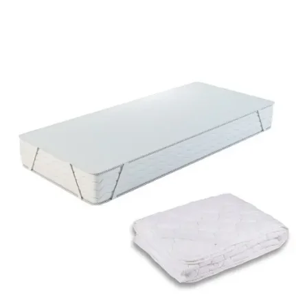 Фото для Наматрасник 80х200см на резинках овечья шерсть/микрофибра, Реноме