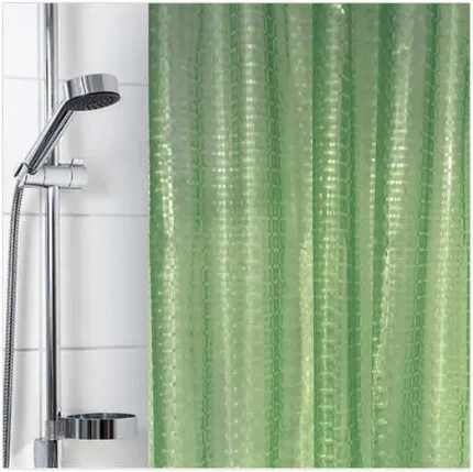 Фото для Штора для ванной комнаты EVA 3D 180х180см зеленая (арт.10011-3)