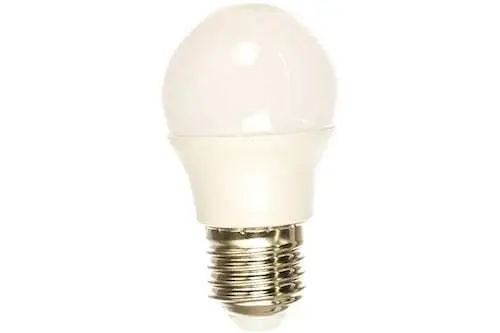 Лампа светодиодная ЭРА ECO LED P45-8w-827-E27, теплый