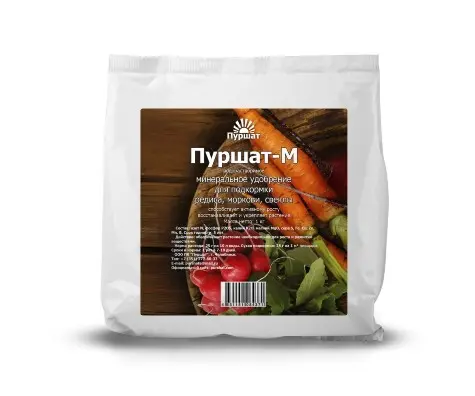 Удобрение минеральное для редиса, моркови, свеклы Пуршат-М (водорастворимое), 100 г
