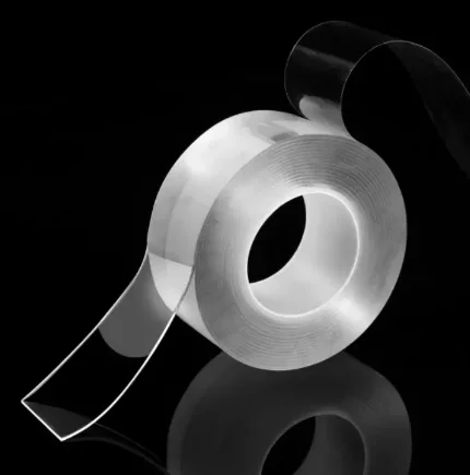 Фото для Клейкая нано лента TORSO прозрачная двусторонняя акриловая 12 мм 3 м, 5180089