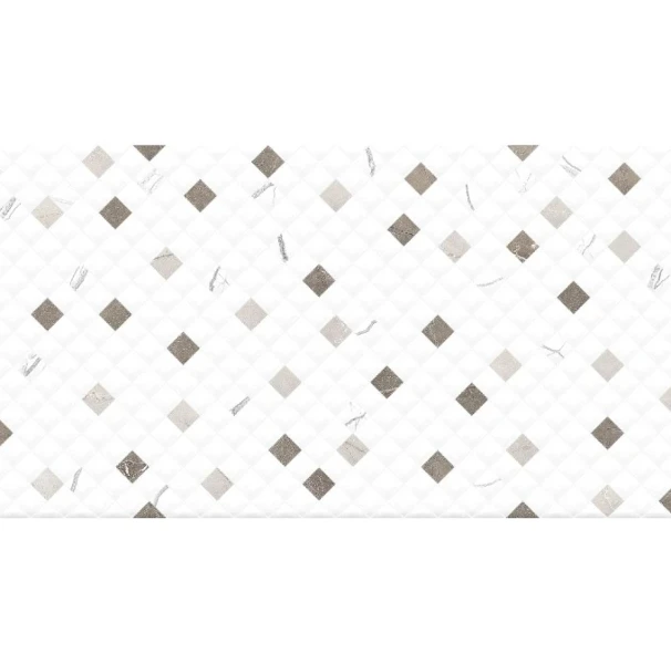 Фото для Плитка 25х50см настенная "Силуэт" GT125VG мозаика белый 