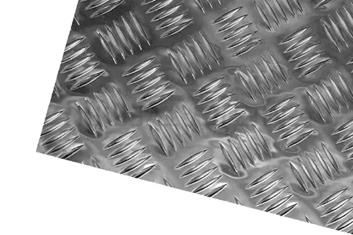 Лист алюминиевый рифленый Квинтет 1,5х300х600 АМГ2Н2
