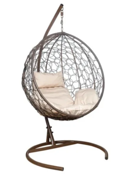 podvesnoe_kreslo_leset_luna_karkas_korichnevyy_podushka_bezhevaya