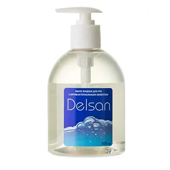Мыло жидкое Delsan с антибактериальным эффектом, 500 мл.