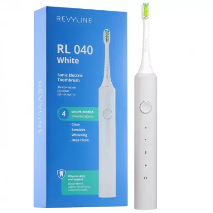 Revyline RL 040 New электр звук зубная щётка, белая 6510