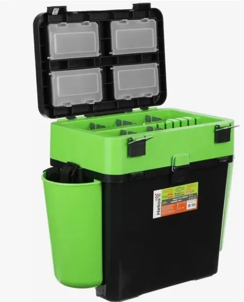 Ящик зимний FishBox зел. 19л. Helios