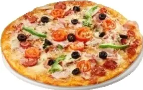 Пицца Песто кон карне ассортита (900 гр)