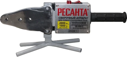 Фото для Аппарат для сварки пластиковых труб Ресанта АСПТ-2000 2000Вт, насадки 6 пар (20-63) (кейс, ножницы)