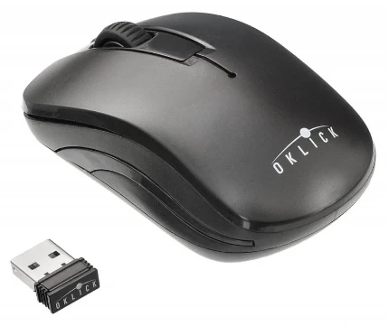 Фото для Мышь беспроводная Oklick 445MW Black (1600) USB(3but)