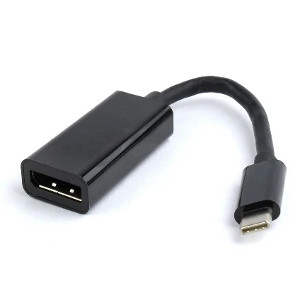 Фото для Переходник USB Cablexpert USB Type-C – DisplayPort, черный, 15 см (A-CM-DPF-01)