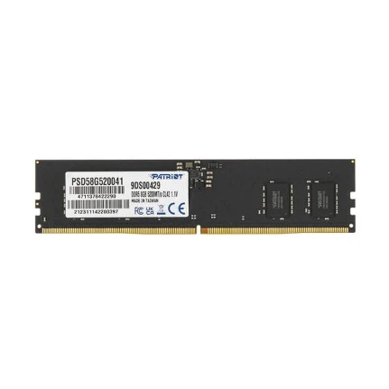 Фото для Память DIMM DDR5 8GB 5200MHz Patriot PSD58G520041 Signature RTL PC5-41600 CL42 DIMM 288-pin 1.1В single r