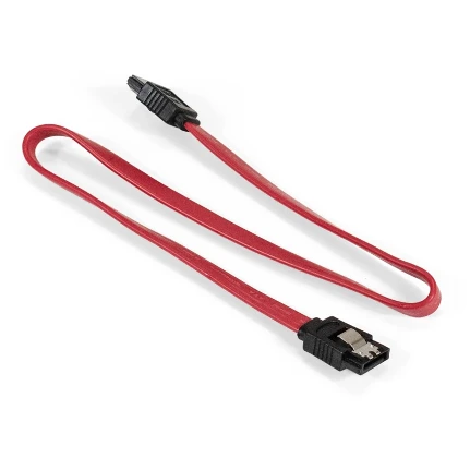 Фото для Кабель SATA ExeGate EX-CC-SATA-DATA (7pin/7pin, металлические защелки, 0,4-0,5м)