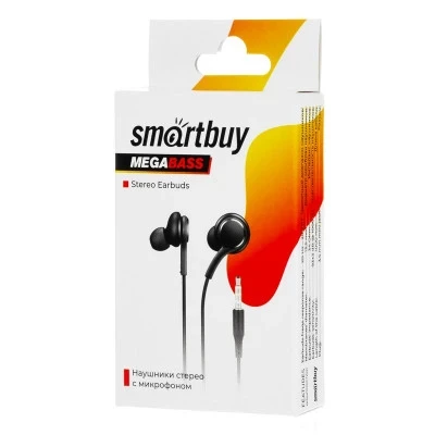 Фото для Наушники - вкладыши Smart buy J5, микрофон, пульт, белая (SBH-028K)