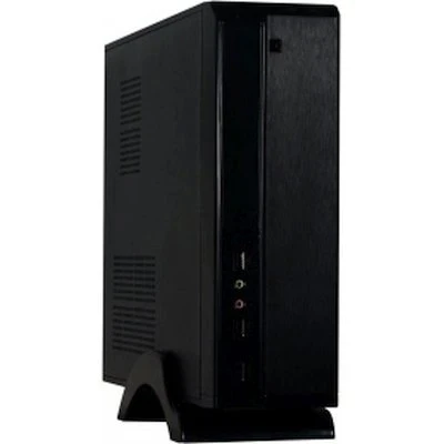 Фото для Корпус 300Вт Exegate MI-207 Black, miniITX/mATX, <M300, 80mm>, 2*USB, Audio