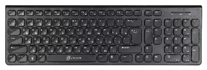 Фото для Клавиатура Oklick 590M черный USB slim Multimedia 1.5 м
