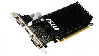 Фото для Видеокарта PCI-E 1Gb GeForce GT210 MSI N210-1GD3 64 DDR3 460/800 DVIx1 HDMIx1 CRTx1 Ret low profile