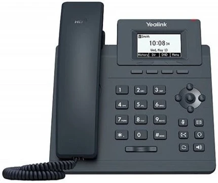 Фото для Телефон IP Yealink SIP-T30 черный проводной, SIP, SNTP, STUN, IPv4, конференц-связь, дисплей