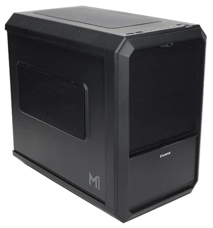 Фото для Корпус ZALMAN ZM-M1, ITX Mini Tower, USB 3.0, fan contr, Aluminium front door, Hot Swap supp, 2x 120mm, 2 x120mm (optional), Ful