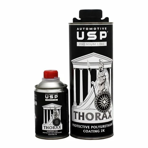USP THORAX Полиуретановое защитное покрытие 800гр+210гр ЧЕРНОЕ
