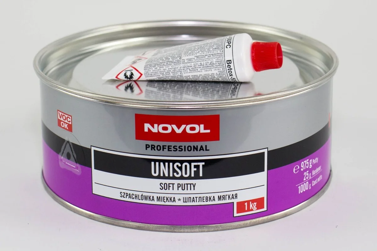 шпатлёвка Novol Unisoft 1 кг.