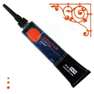 Фото для КРАСКИ БАТИК TAIR КОНТУР 20МЛ КРАСНЫЙ