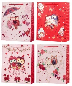 Фото для ПАКЕТ ПОДАРОЧНЫЙ 26*32*10СМ "OWLS" АССОРТИ 