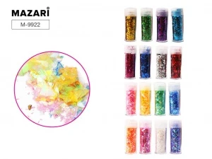 Фото для БЛЕСТКИ ДЕКОРАТИВНЫЕ MAZARI GLITTER ASSORTI 4Ш/У