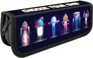 Фото для ПЕНАЛ Б/Н КАРКАСНЫЙ 2С КРОХА ПЧЁЛКА ЛАМ КАРТОН ДЛЯ МАЛЬЧИКОВ 1-ОТД 19*6,5*3СМ 1 МОЛНИЯ АССОРТИ (ПО-01, SPACE SHIPS 2024)