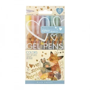 Фото для НАБОР ГЕЛЕВЫХ РУЧЕК "COLORS.ЛЮБОВЬ, КАК ОНА ЕСТЬ" 8ЦВ 0,5ММ