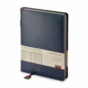 Фото для ЕЖЕДНЕВНИК А5 "POLO" 160 ЛИСТОВ 145х210 ММ СИНИЙ