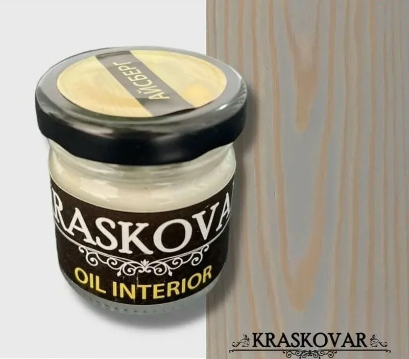 Масло для интерьера Kraskovar Deco Oil Interior Айсберг 40 мл