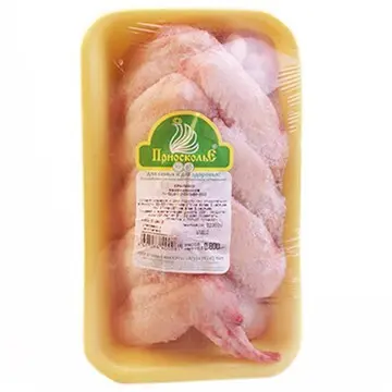 Крылышки цыпленка на подложке вес Приосколье*9