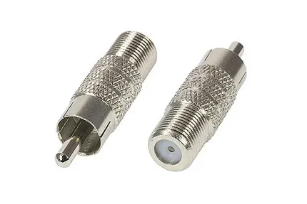 Фото для Переходник RCA-штекер - F-гнездо