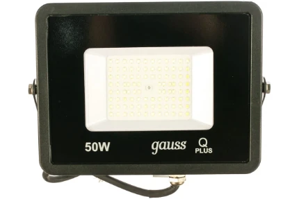 Фото для Прожектор GAUSS Led 50Вт 6500К черный IP65
